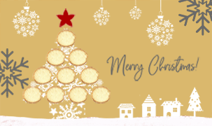 本間製のクリスマス